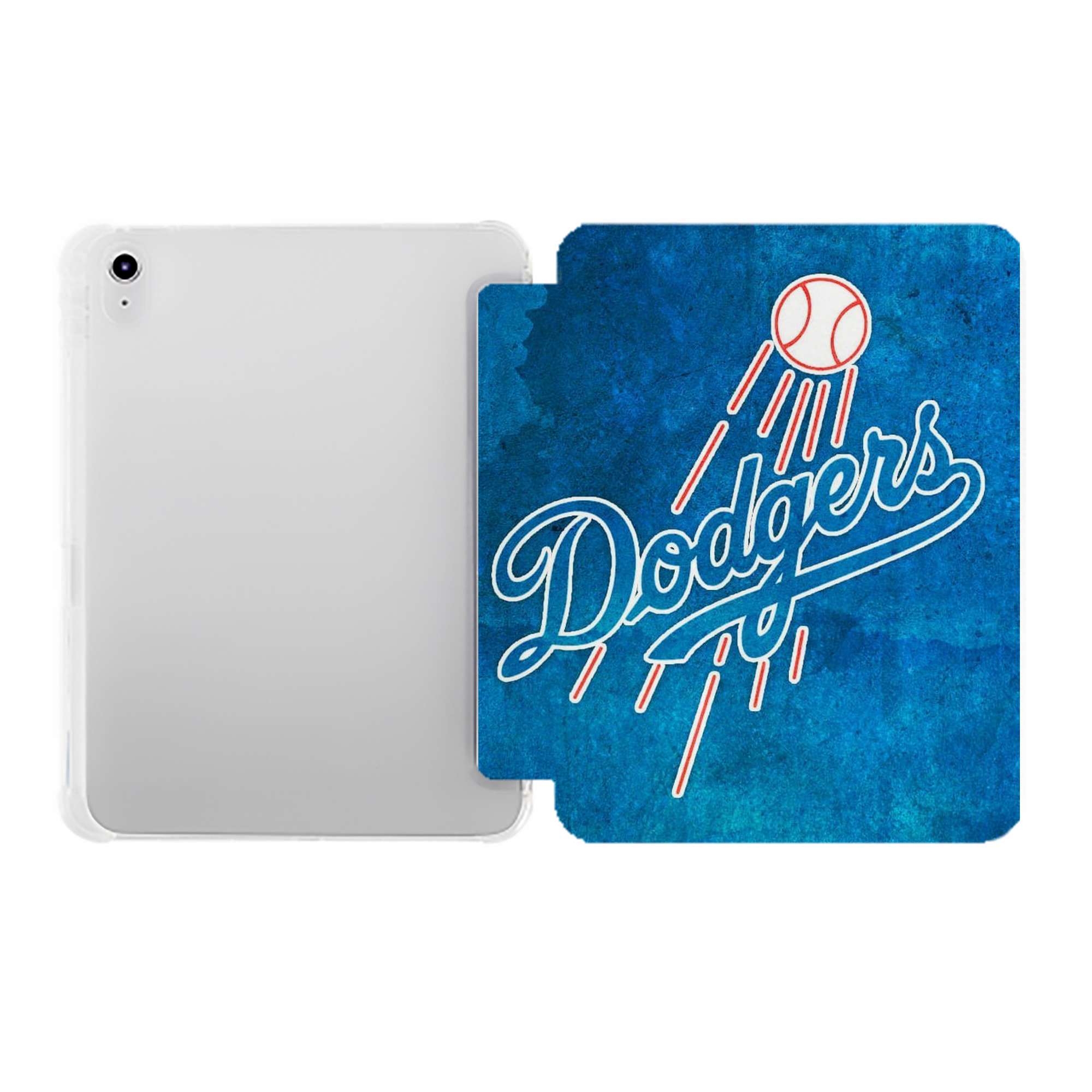  Premium Tri-Fold PU Leather & Silicone IPad Case With Pencil Slot – Fits 9.5,10.5,10.9 – Adjustable Stand, Slim, Protective